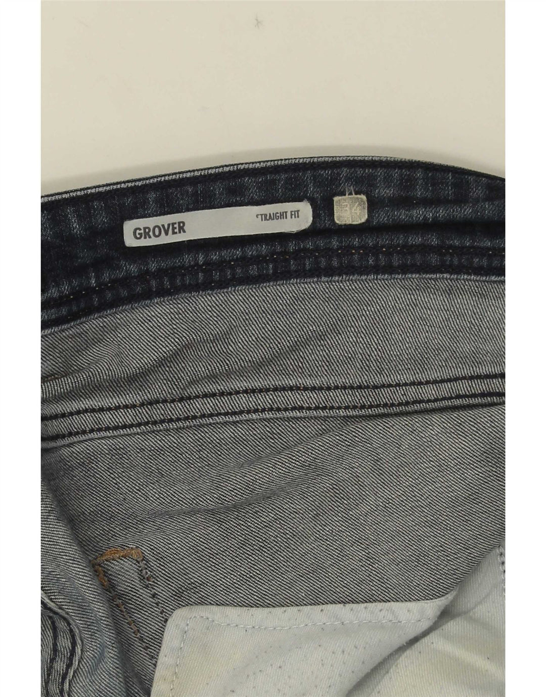 Replay Herren Grover Straight Jeans W34 L31 Blau
