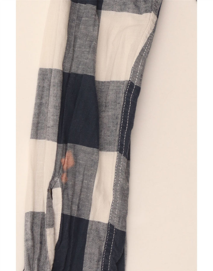 LEVI'S Herrenhemd, groß, marineblau, kariert, Baumwolle