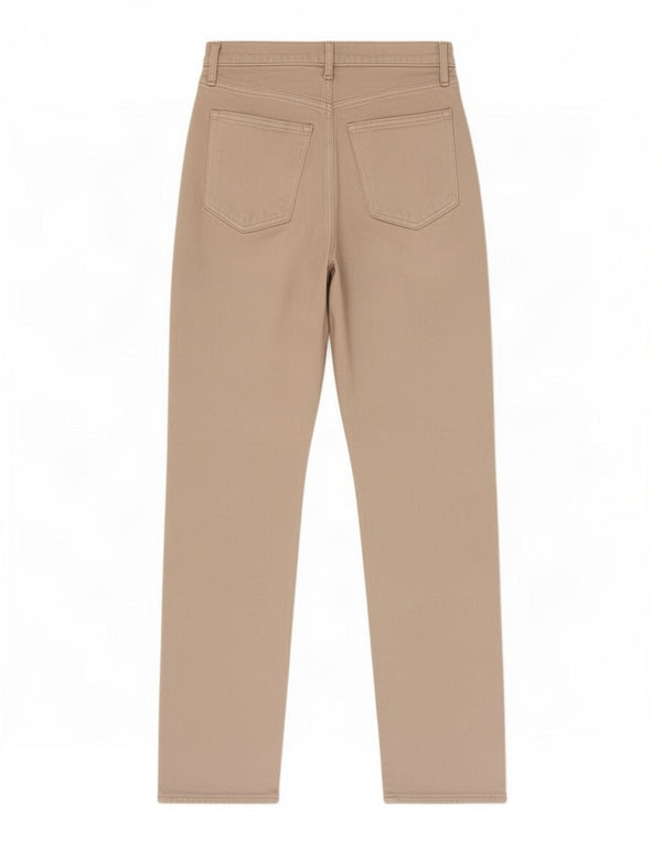 Abercrombie & Fitch Damen Straight Jeans US 6 Medium W28 L31 Beige 90er Jahre