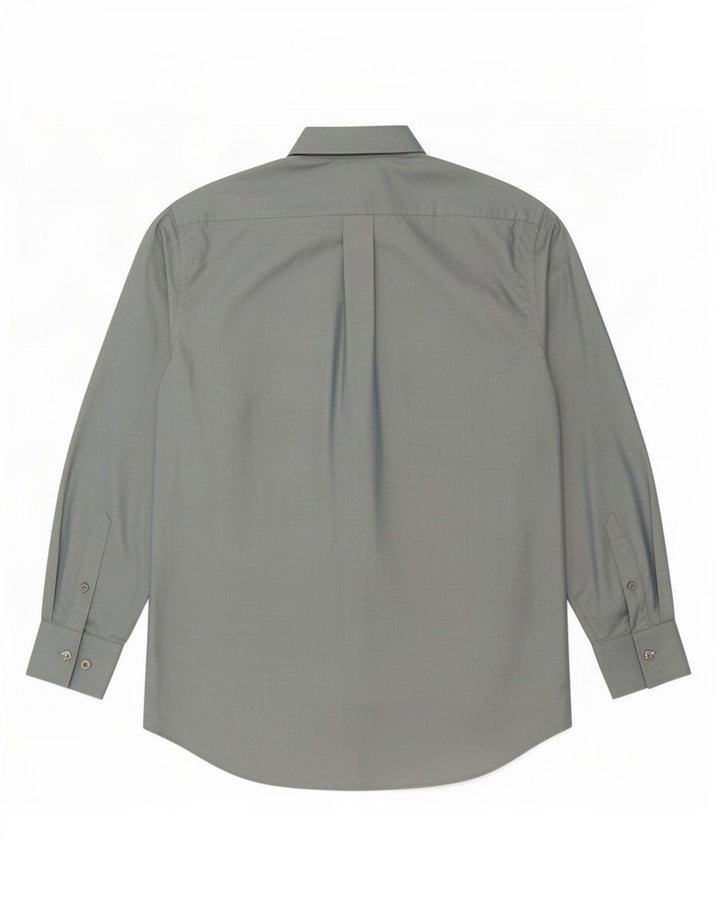 Kenzo Herrenhemd Größe 40 15 1/2 mittelblaue Baumwolle