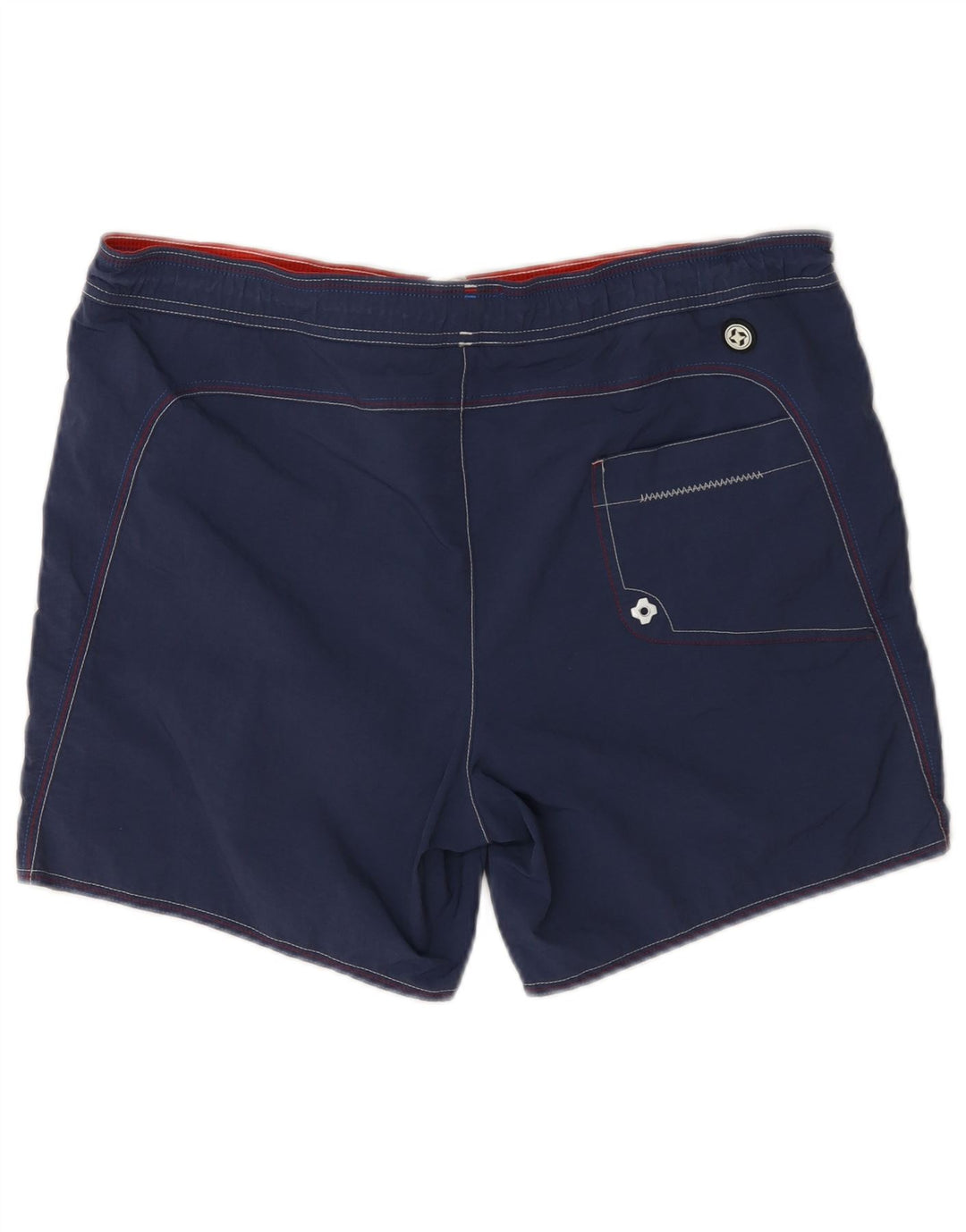 Colmar Herren-Badeshorts mit Grafik, IT 48, Mittel, Marineblau, Polyamid