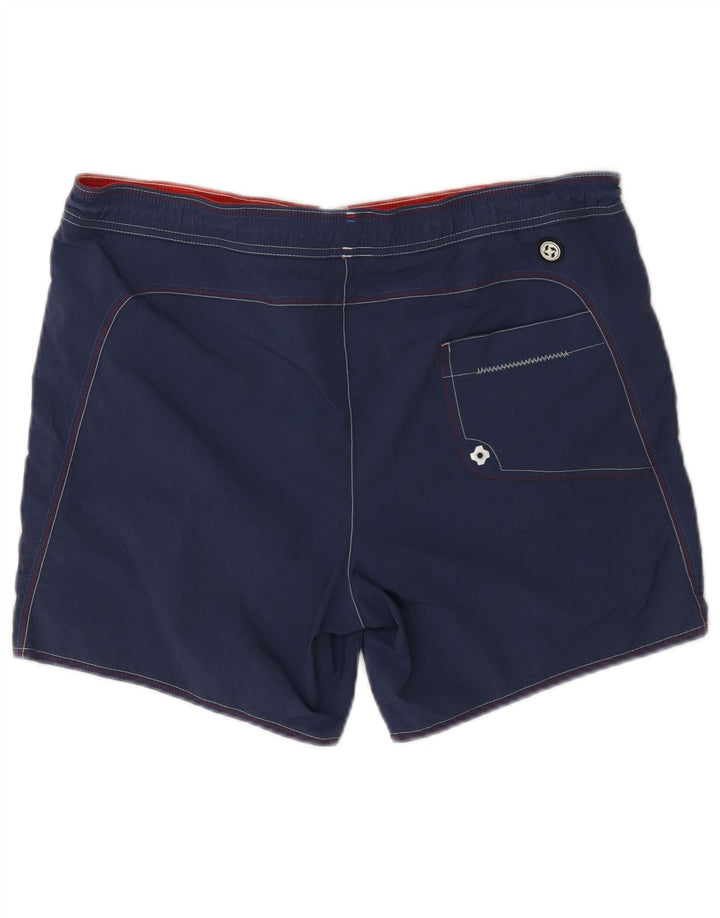 Colmar Herren-Badeshorts mit Grafik, IT 48, Mittel, Marineblau, Polyamid