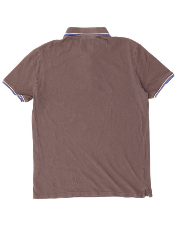 CHAMPION Herren-Poloshirt aus mittelgrauer Baumwolle