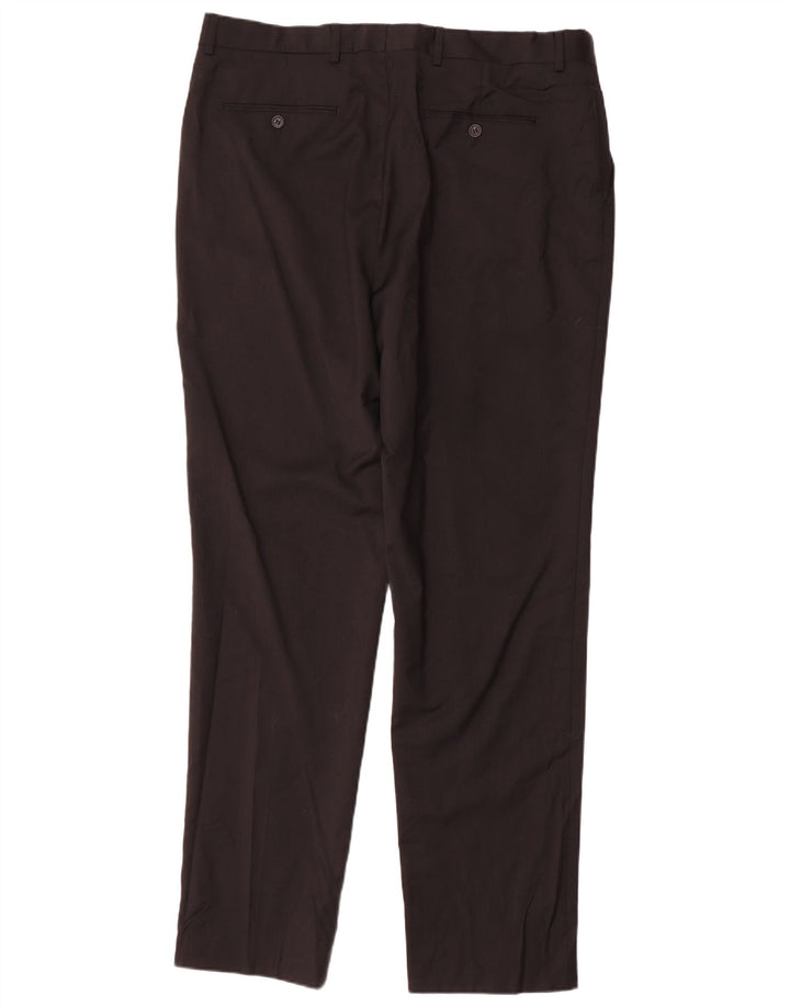 Jaeger Slim Freizeithose für Herren, W38, L33, schwarze Wolle