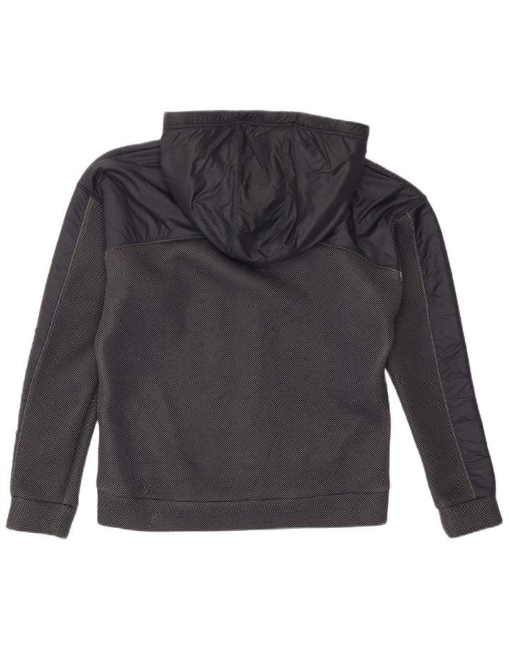 Under Armour Herren-Kapuzenpullover mit grafischem Reißverschluss, klein, schwarz geflecktes Polyester