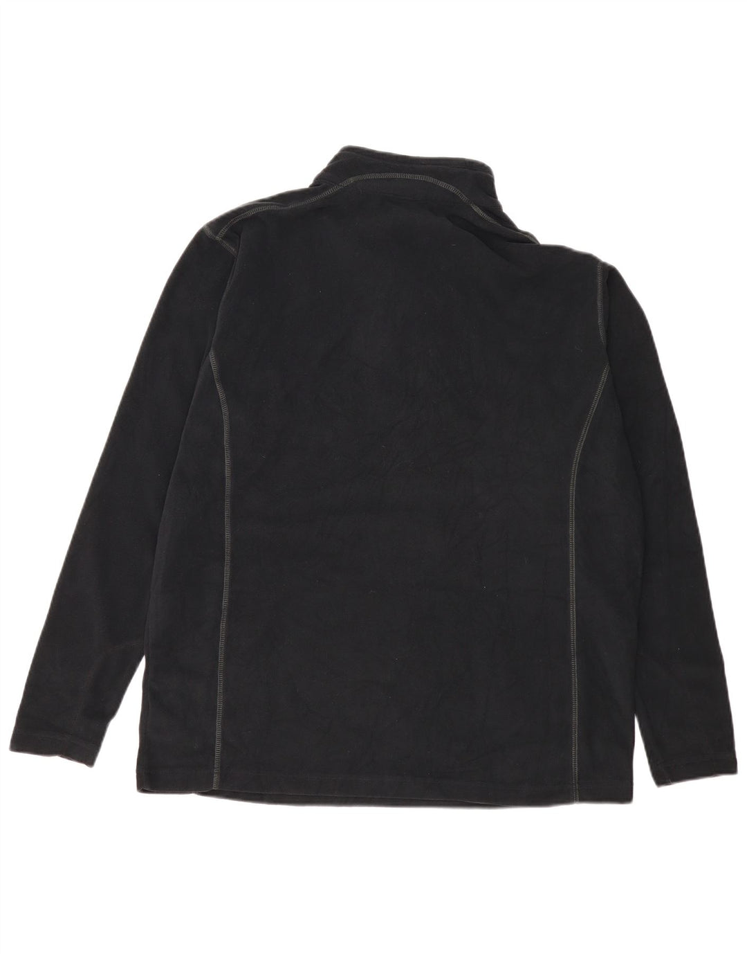 Columbia Herren-Fleecepullover mit Reißverschluss, XL, schwarzes Polyester