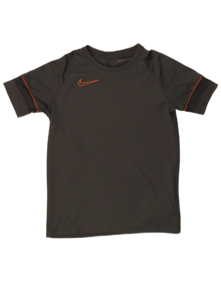 Nike T-Shirt für Jungen, 12–13 Jahre, groß, grau, Polyester, Sport