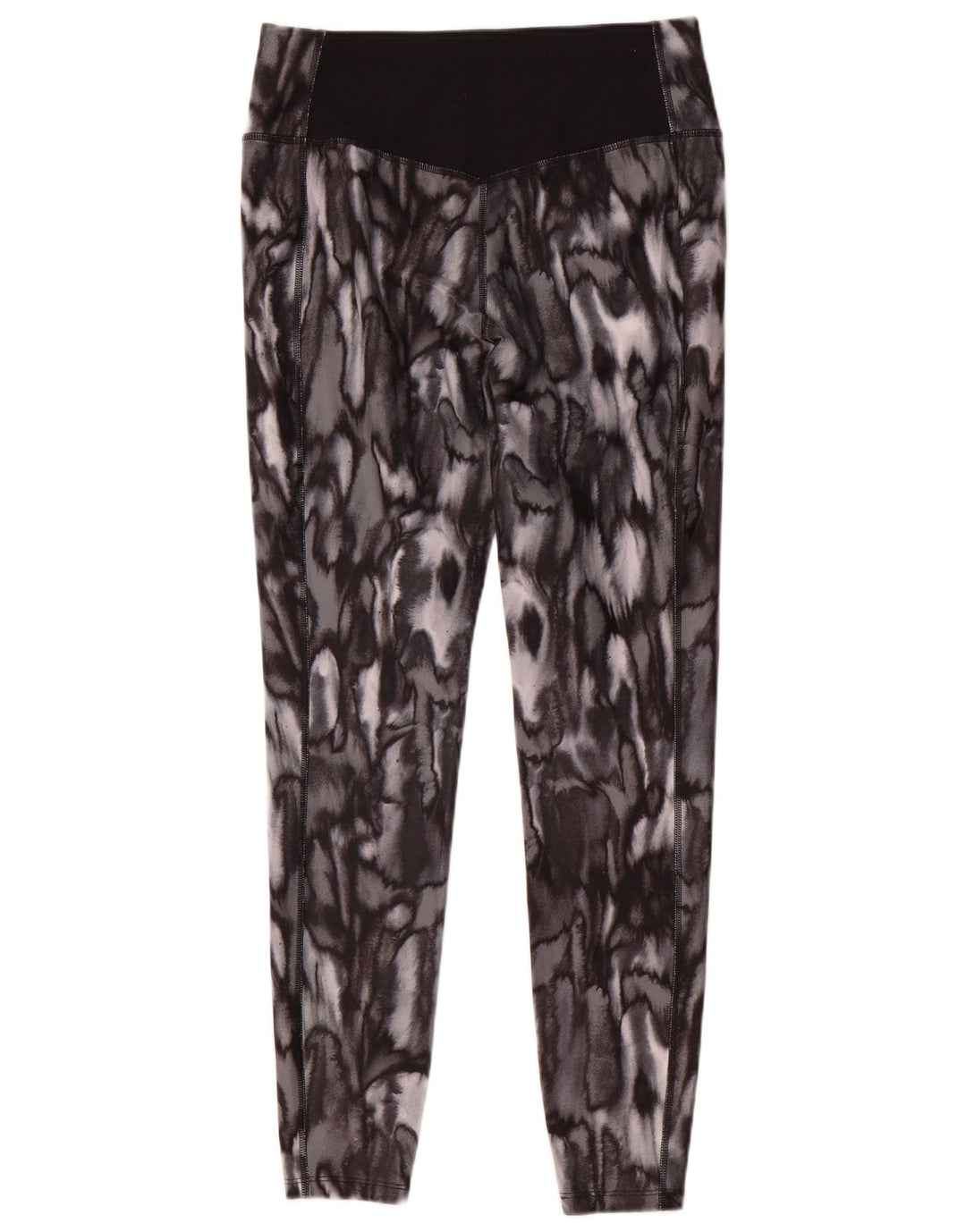 Nike Damen Dri Fit Leggings UK 14 Mittelgrauer Tierdruck