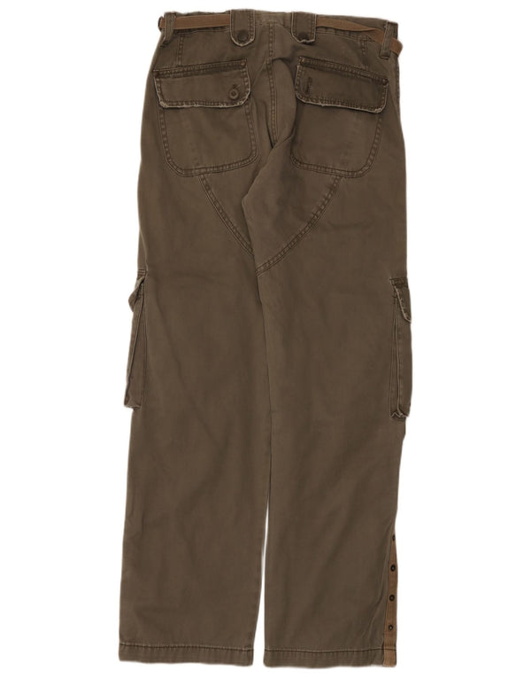 Alcott Herren gerade Cargohose IT 46 Small W32 L33 Grüne Baumwolle