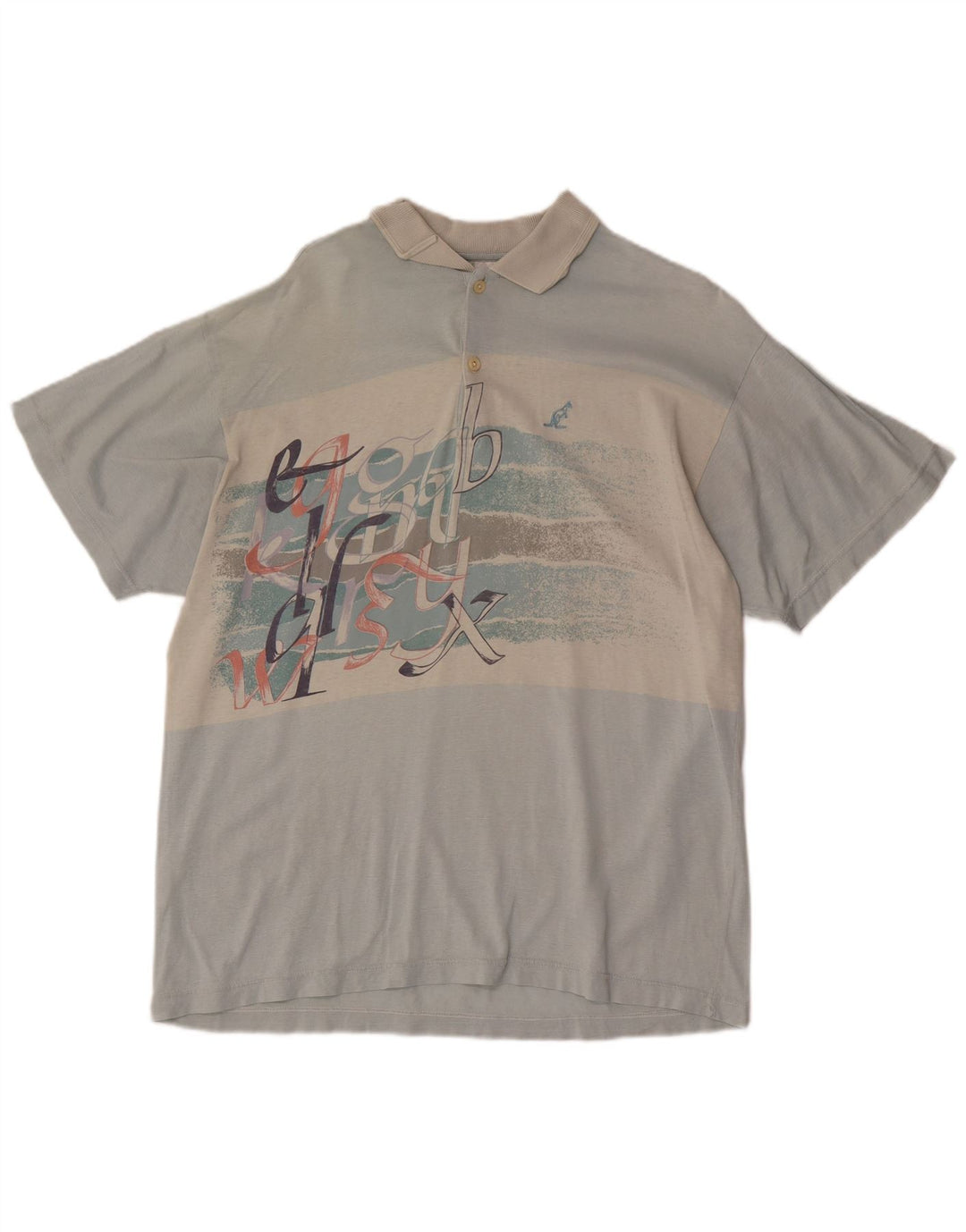 AUSTRALIAN L'ALPINA Herren-Poloshirt mit Grafik IT 50 Mittelblau