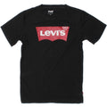 LEVI'S Boys Graphic T-Shirt Top 11-12 Years Black Cotton Vintage Levi's and Second-Hand Levi's from Messina Hembry 