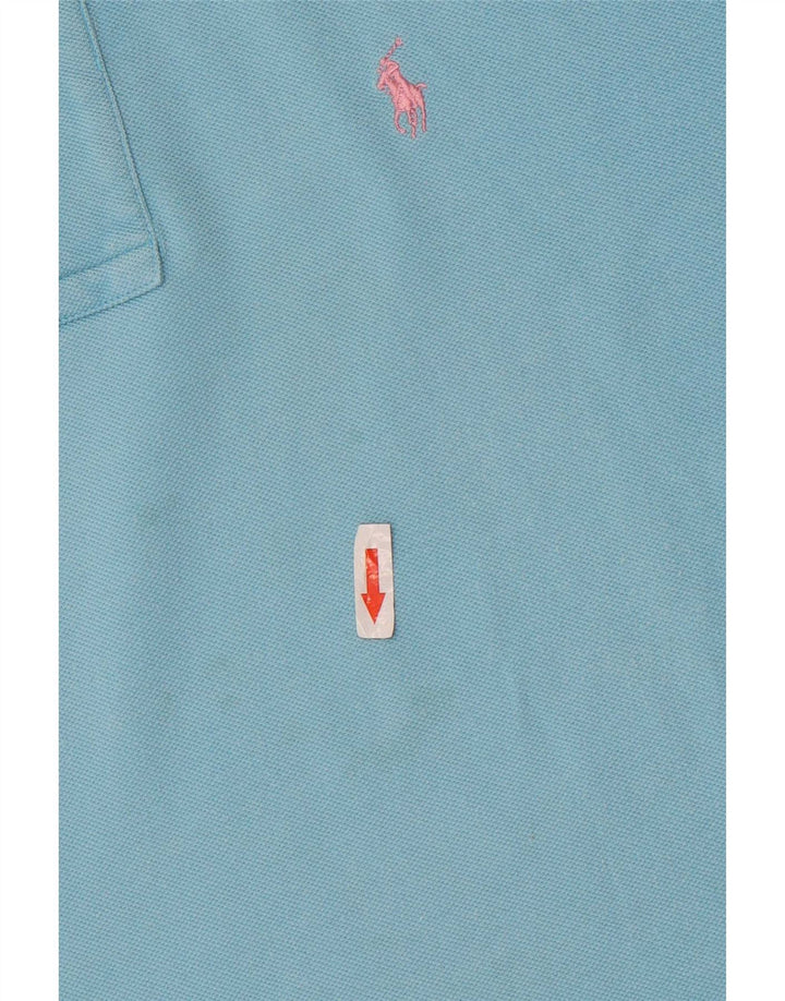 Polo Ralph Lauren Herrenhemd aus mittelblauer Baumwolle
