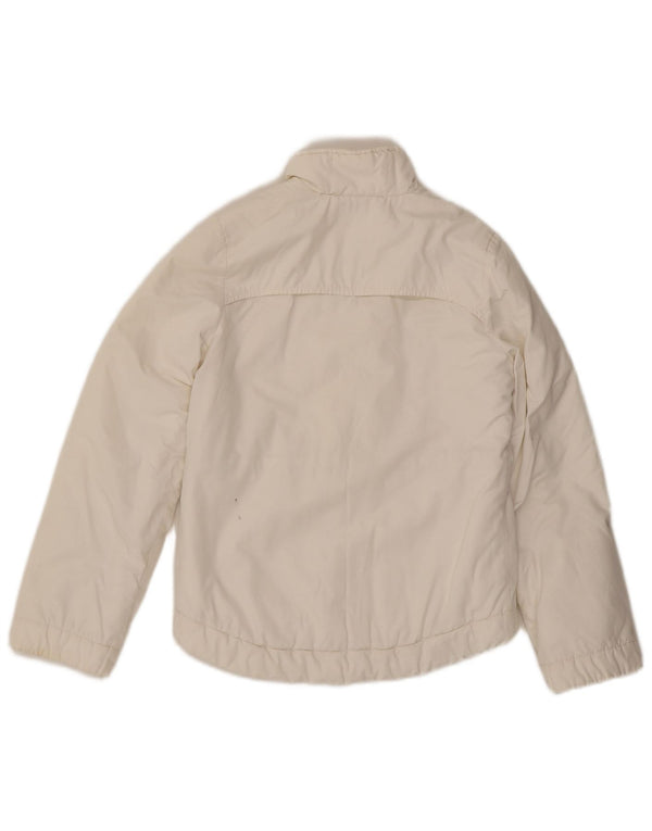 Nike Damen Windjacke UK 4/6 XS Weiße Baumwolle