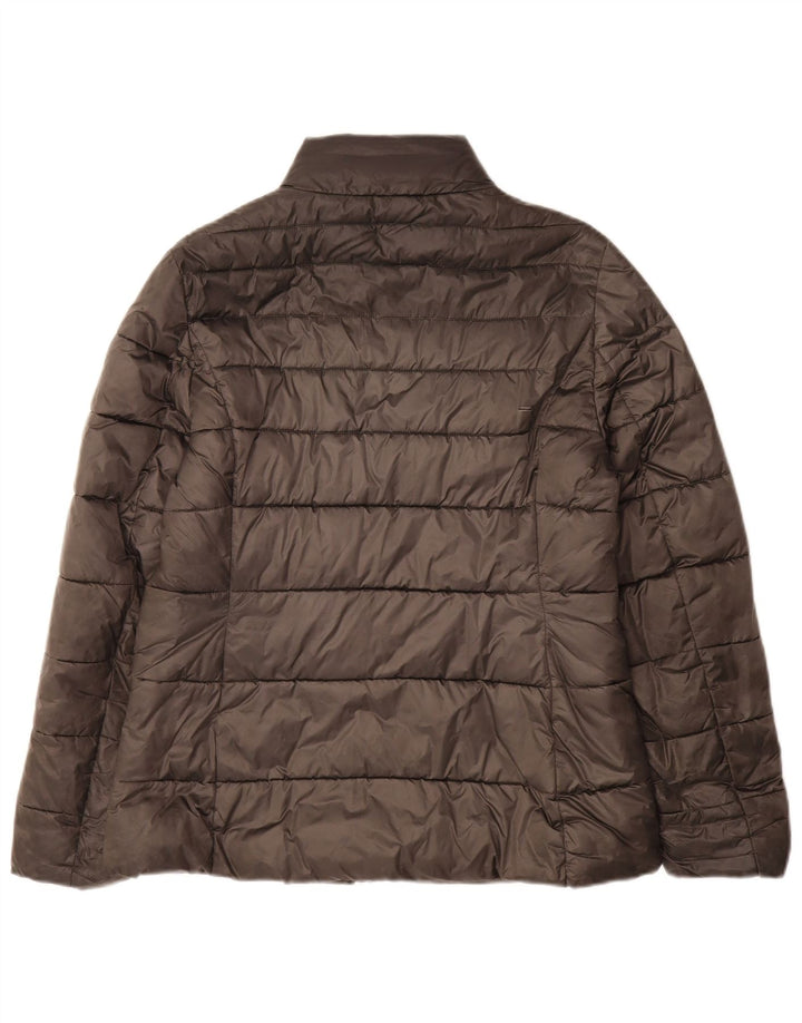 Barbour Damen Wattierte Jacke UK 12 Mittelgraues Polyamid