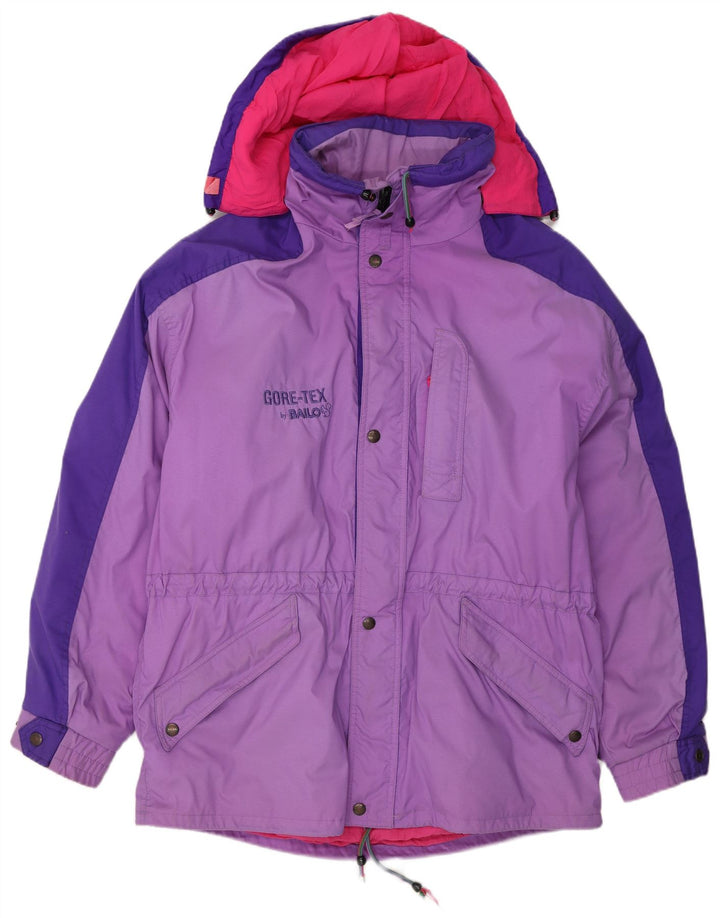 Bailo Herren-Skijacke mit Kapuze, IT 52 XL, Lila, Colourblock-Polyamid