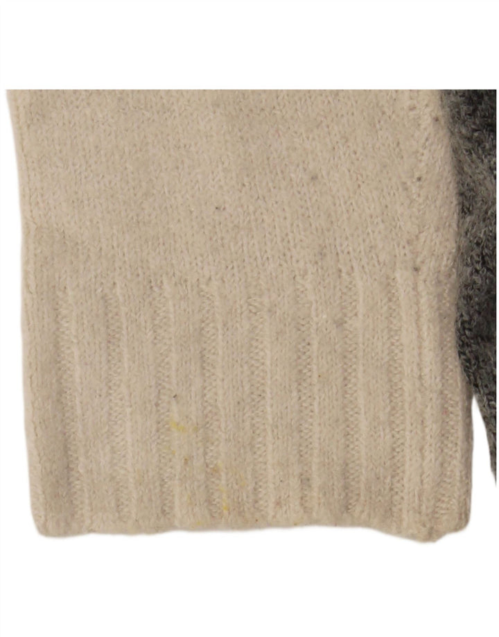 Marks & Spencer Damen-Pullover mit Rundhalsausschnitt, Gr. 40, Größe L, Grau