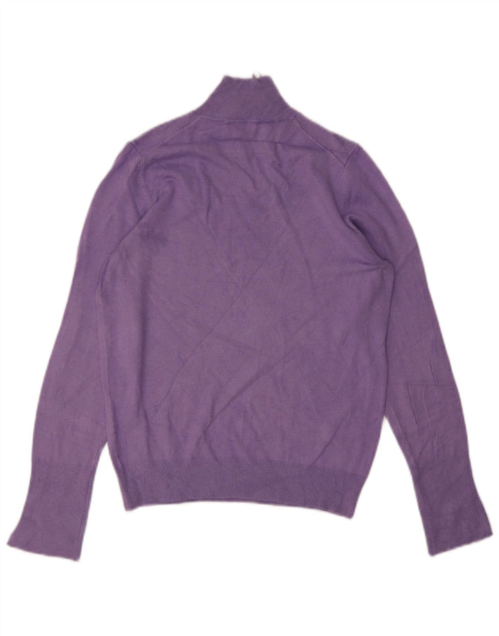 Rollkragenpullover von Zara für Damen, Gr. 12, mittelviolett