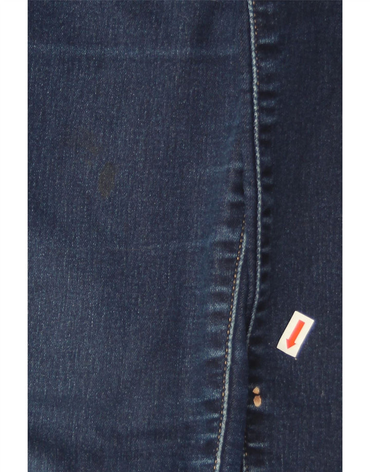 LEVI'S Damen 712 Slim Jeans W29 L30 Marineblau Baumwolle