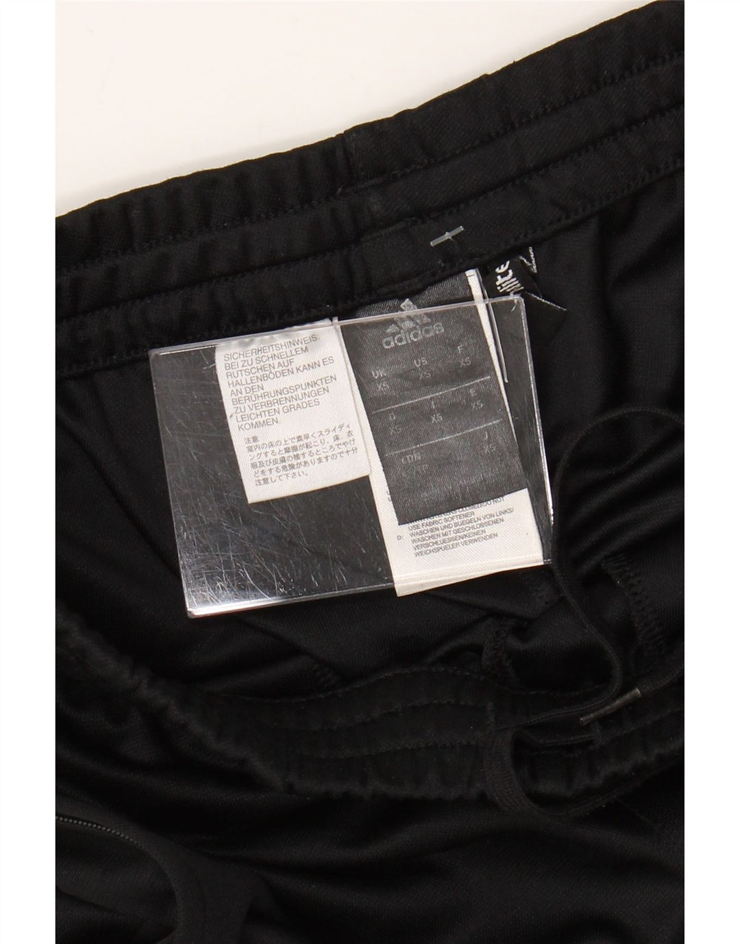 Adidas Damen Climalite Trainingshose UK 6 XS Schwarz Polyester