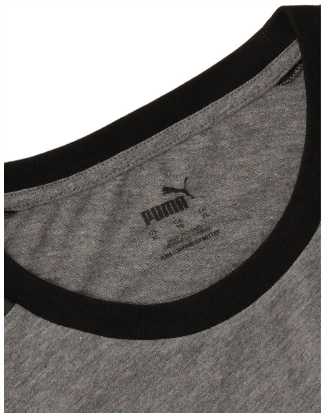 PUMA Herren Grafik T-Shirt Top XL Grau Farbblock