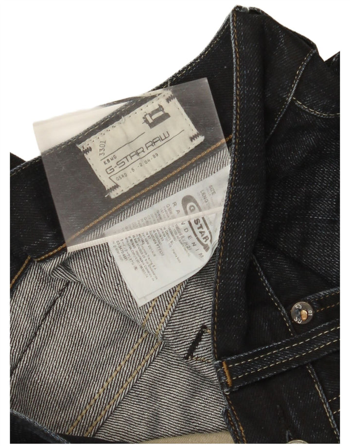 G-STAR Damen 3301 Slim Jeans W32 L32 Marineblaue Baumwolle