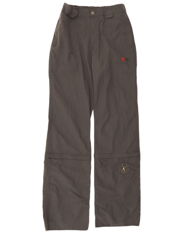 Fjall Raven Damen gerade Cargohose EU 36 Small W26 L33 Grau