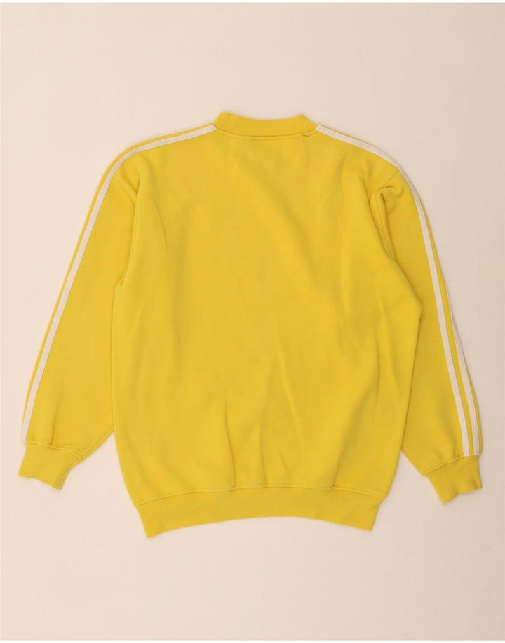 Adidas Jungen Sweatshirt Pullover 13–14 Jahre, gelbe Baumwolle