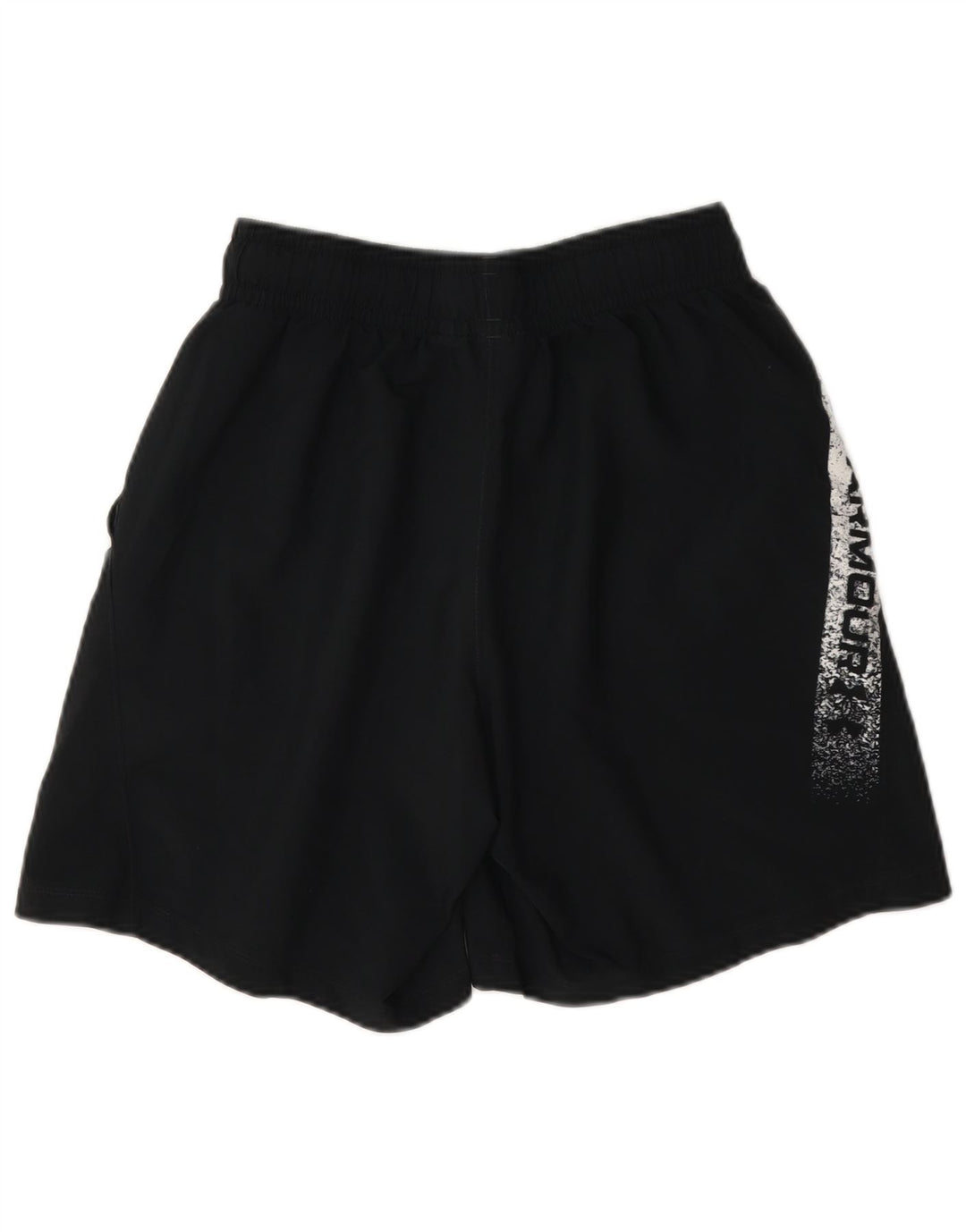 Under Armour Herren-Sportshorts mit Grafik, Größe S, schwarzes Farbblock-Polyester