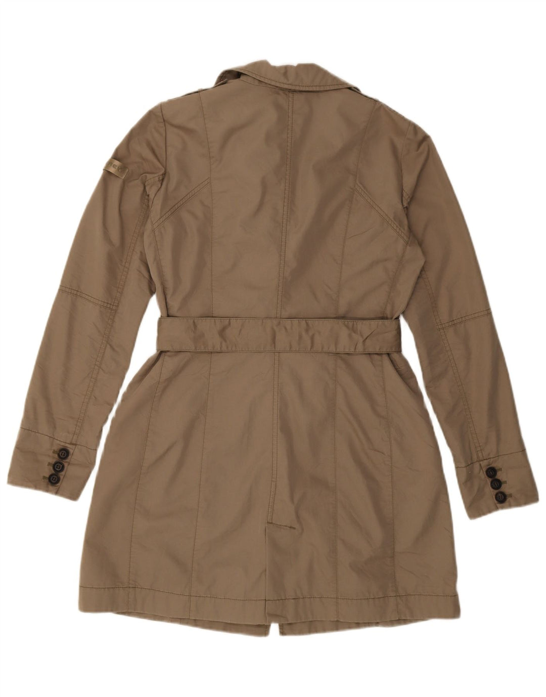 PEUTEREY Damen Trenchcoat IT 44 Mittelbeige Baumwolle