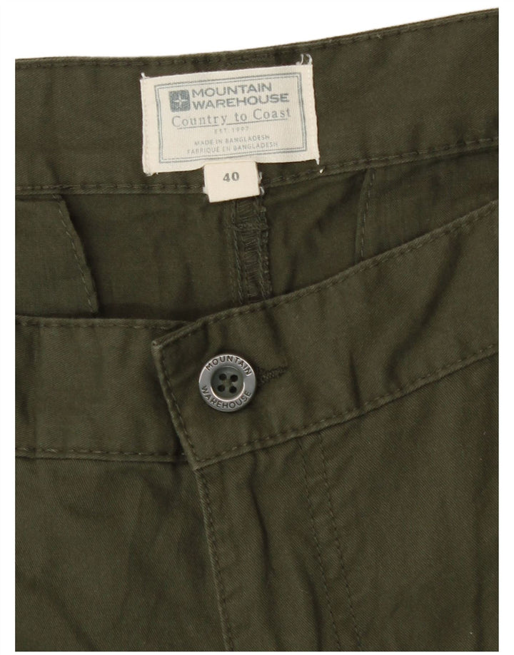 Mountain Warehouse Herren-Cargoshorts W40 XL Khaki Baumwolle