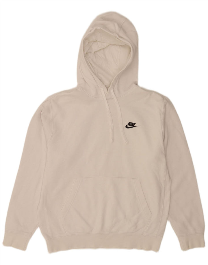 Nike Herren Kapuzenpullover, Größe S, weiße Baumwolle
