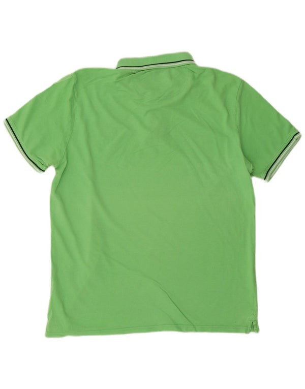 Champion Herren Poloshirt XL, grüne Baumwolle