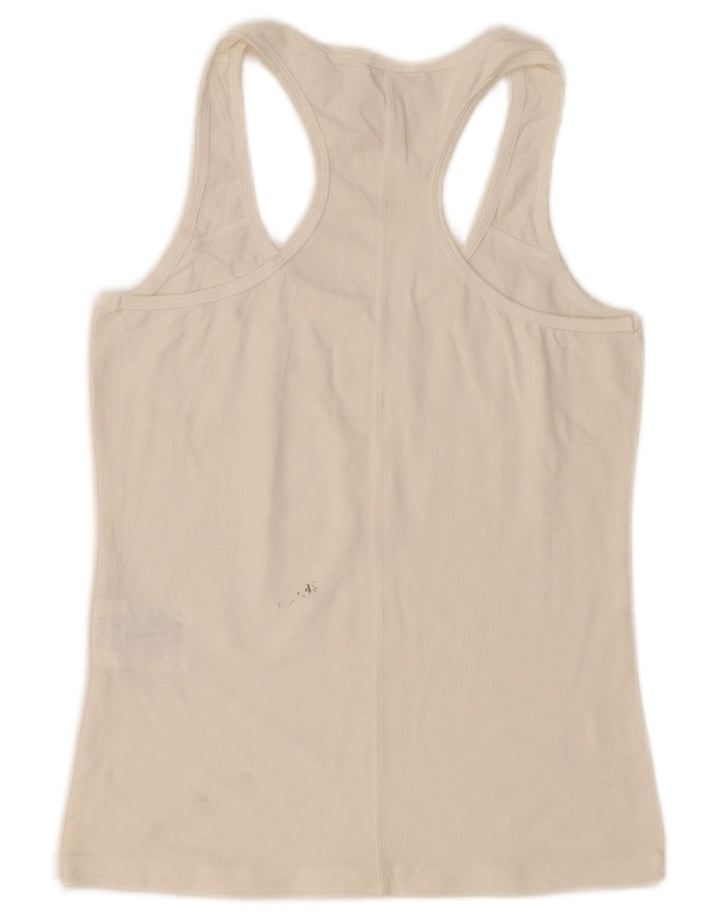 Champion Damen-Weste-Top, UK 14, Größe L, weiße Baumwolle