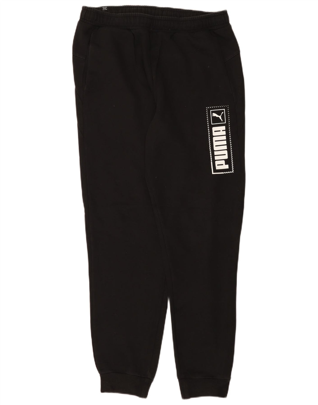 PUMA Herren Grafik-Trainingshose, Jogginghose, Größe L, Schwarz