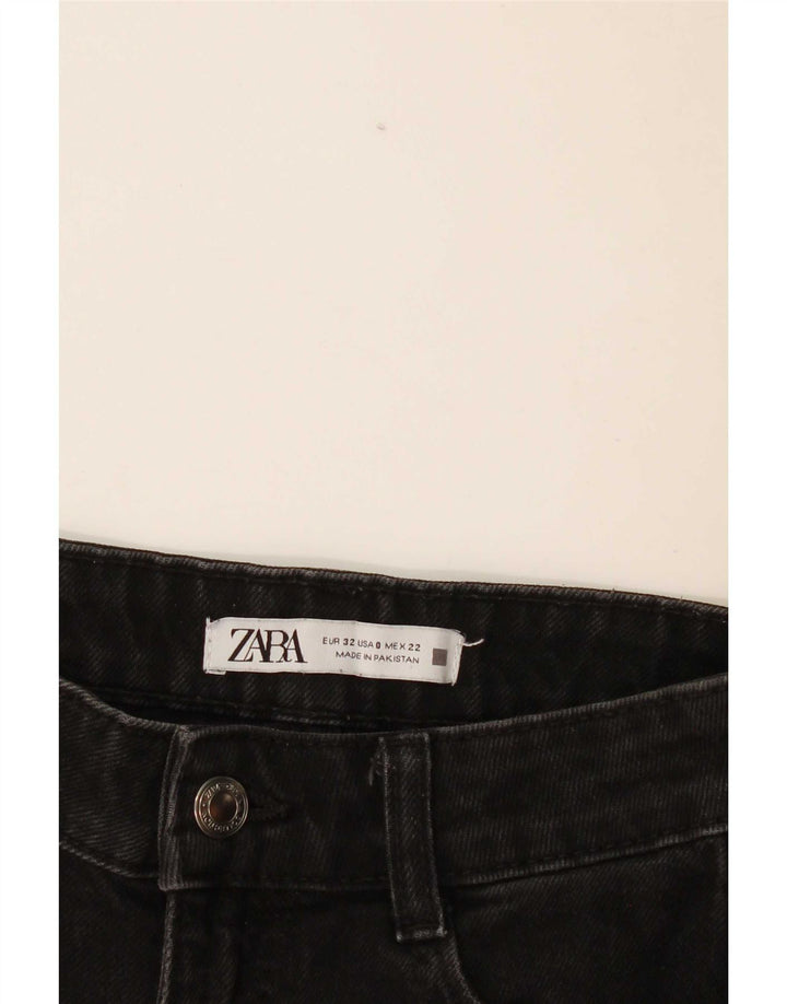 Zara Damen Slim Jeans EU 32 2XS W22 L28 Schwarz