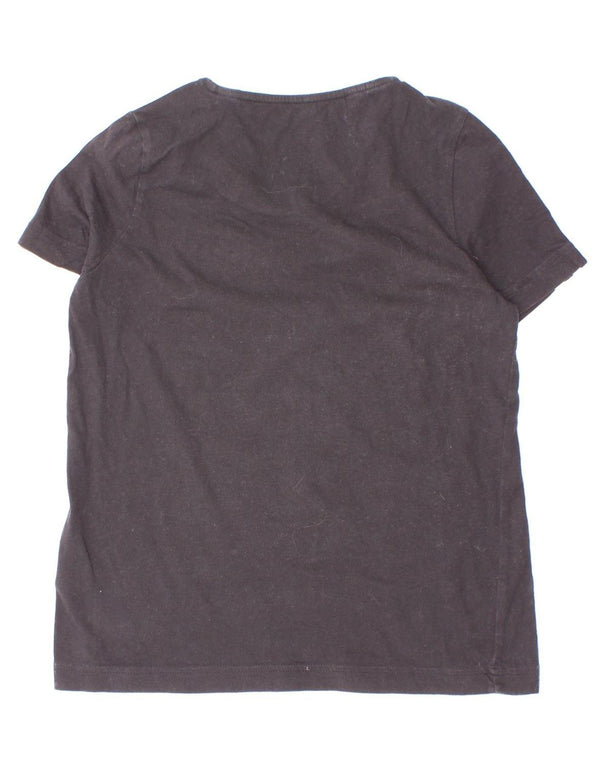 Adidas T-Shirt für Jungen, 9–10 Jahre, Schwarz, Colourblock-Baumwolle