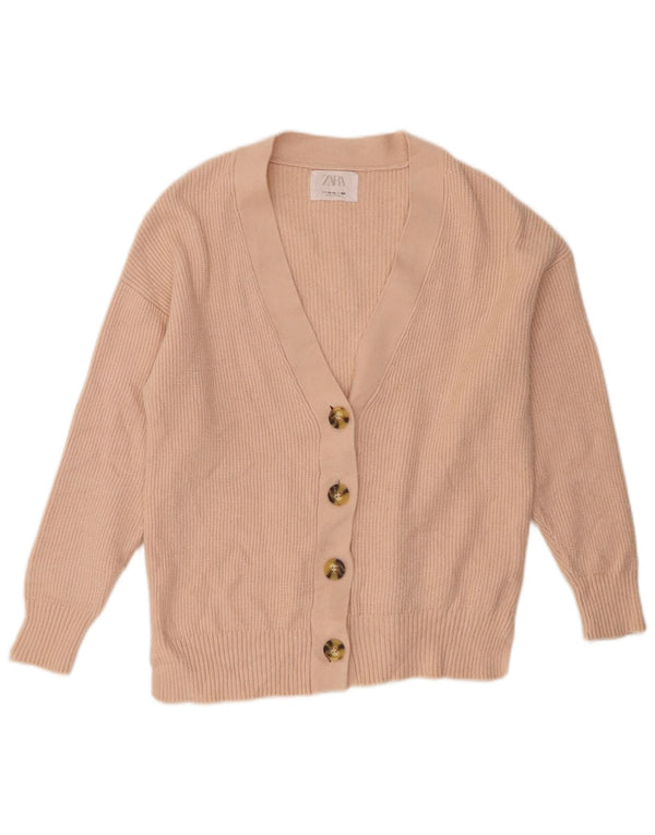 Zara Mädchen-Strickjacke, 13–14 Jahre, rosa Viskose