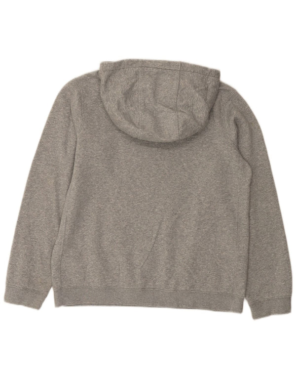 Nike Jungen-Kapuzenpullover mit Grafik, 13–14 Jahre, XL, graue Baumwolle