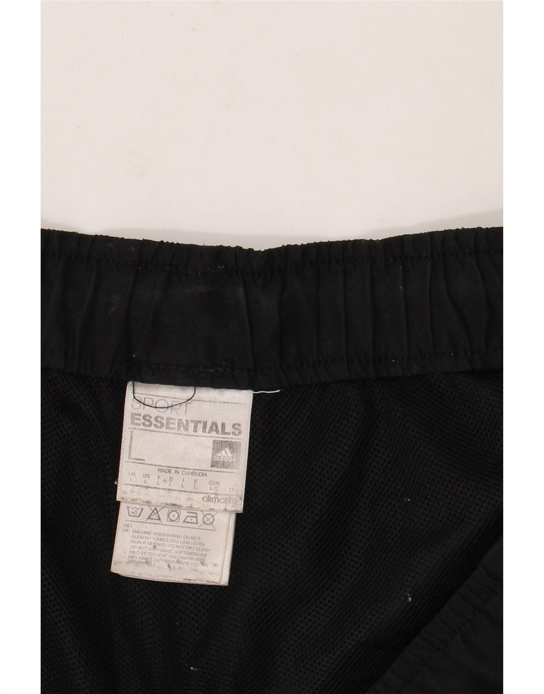ADIDAS Herren Climalite Sport Shorts Large Schwarz Polyester