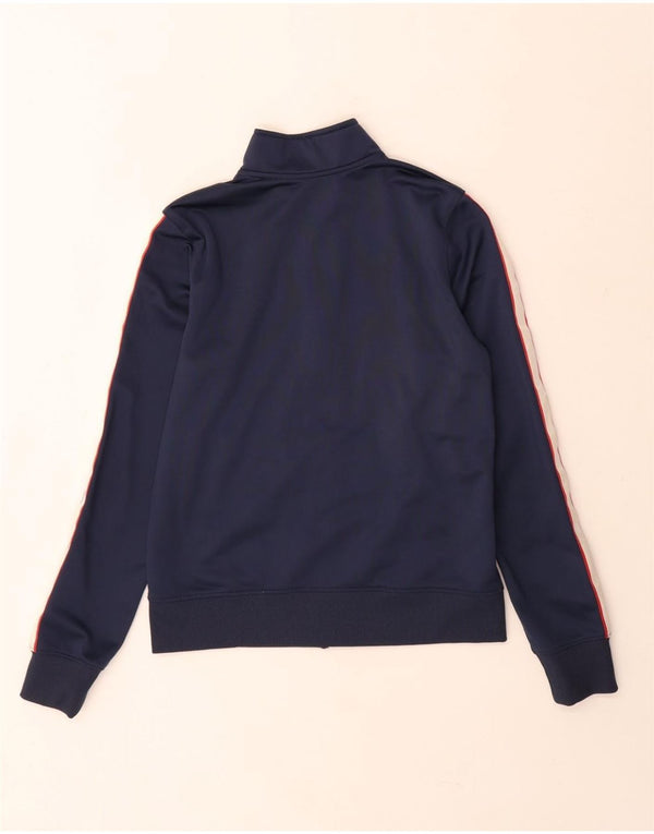 Champion Boys Tracksuit Top Jacket 11-12 Years Large Navy Blue Colourblock