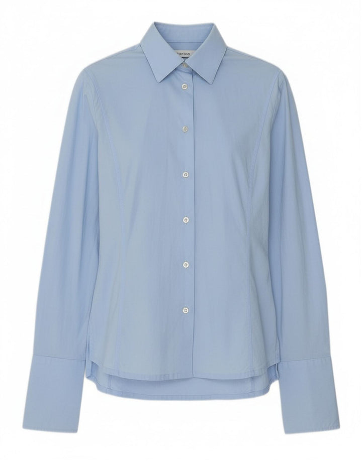 BIKKEMBERGS Mens Formal Shirt Size 39 Medium Blue Cotton