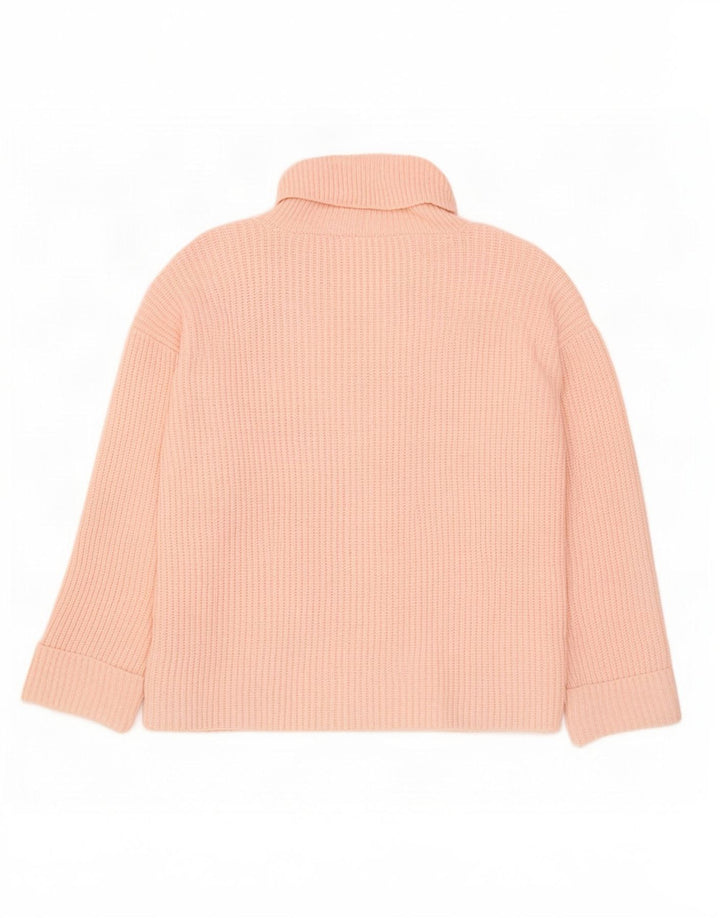 Marks & Spencer Damen-Pullover mit Rollkragen, übergroß, Gr. 16, Rosa