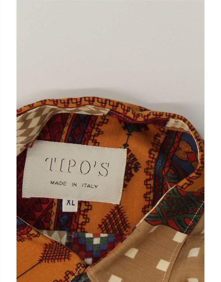 Tipo' S Herren Kurzarmhemd XL Mehrfarbig Patchwork