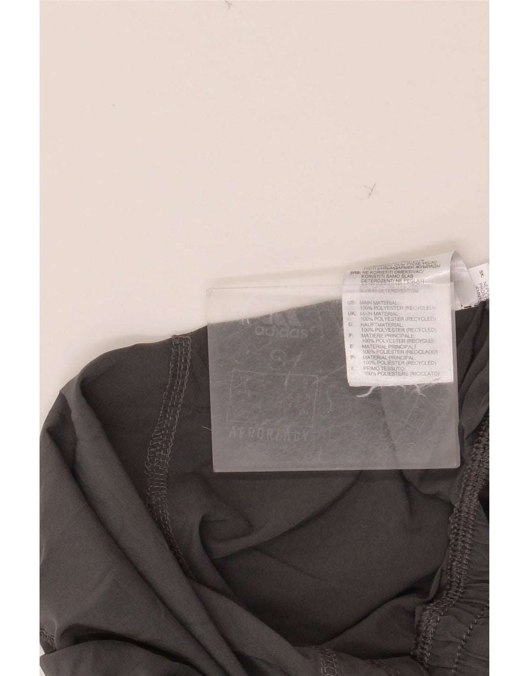 ADIDAS Damen Aeroready Sport Shorts UK 8 Small Grau Polyester