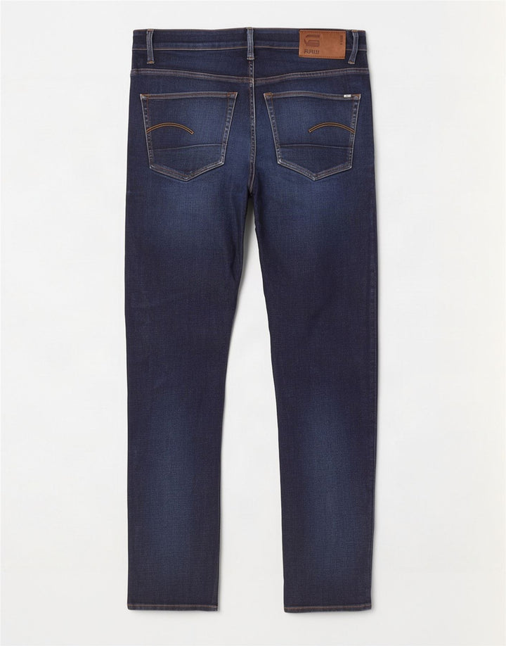 G-Star Herren 3301 Slim Jeans W34 L32 Marineblau Baumwolle