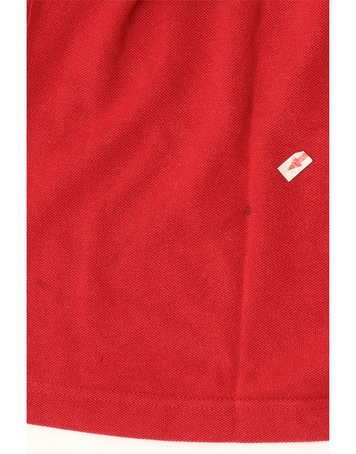 Boggi Herren Poloshirt XL, rote Baumwolle