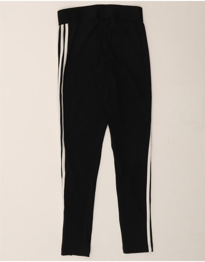 ADIDAS Womens Leggings UK 8/10  Small Black Cotton Vintage Adidas and Second-Hand Adidas from Messina Hembry 