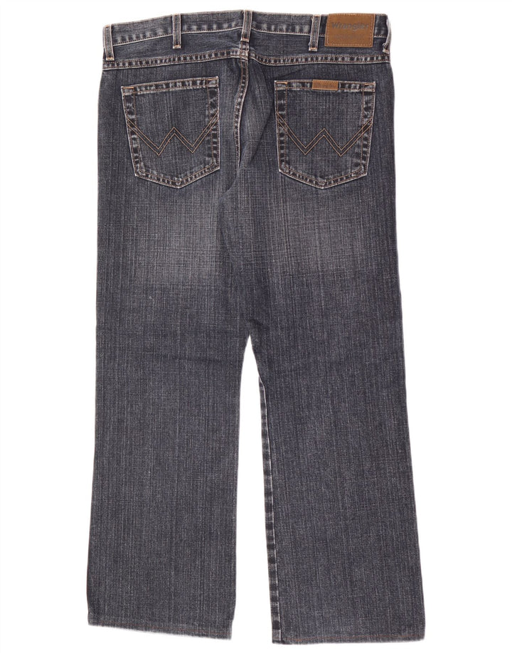 Wrangler Herren Bootcut Jeans W34 L30 Blaue Baumwolle