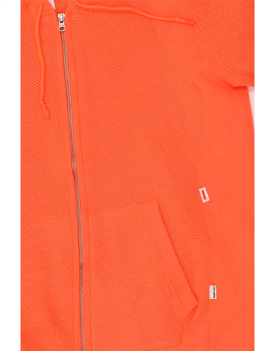CONVERSE Womens Zip Hoodie Sweater UK 18 XL Orange Polyester Vintage Converse and Second-Hand Converse from Messina Hembry 