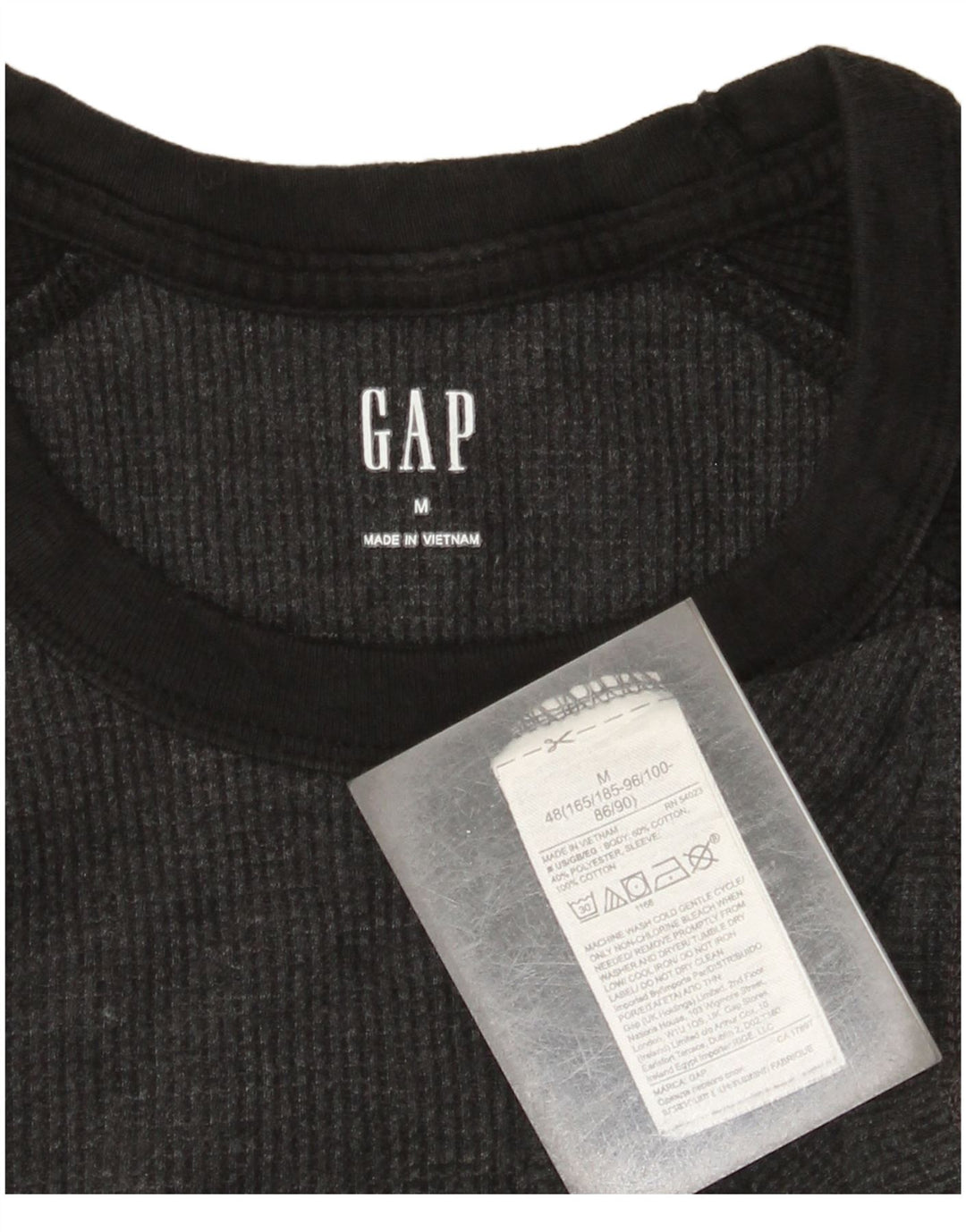 Gap Herren-Sweatshirt-Pullover aus mittelgrauer Colourblock-Baumwolle